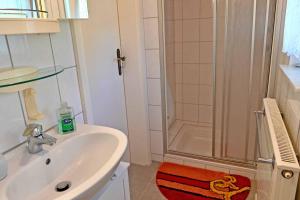 Koupelna v ubytování Ferienwohnung Tammer + 16 fotografií