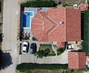 Letecký snímek ubytování Apartman Marica with swimmingpool