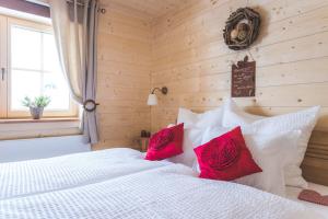 Posteľ alebo postele v izbe v ubytovaní Hilltop Appartement