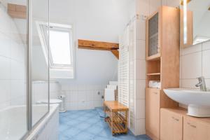 Koupelna v ubytování Hotel Knorz