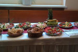 Comida en el hotel o alrededores