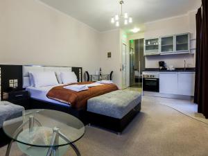 Posteľ alebo postele v izbe v ubytovaní Pearl Bay Hotel Apartments