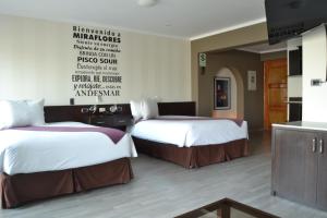 Postel nebo postele na pokoji v ubytování Hotel Andesmar