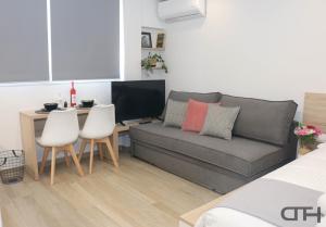 Posedenie v ubytovaní New deluxe studio 4 downtown Thessaloniki- Fully equiped