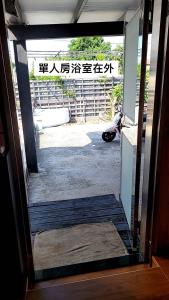 an open door to a room with a doorway at A-Mong B&B (Qingshui) in Qingshui