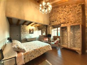 Postel nebo postele na pokoji v ubytování LA POSADA DEL TENOR