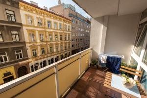 Balkón nebo terasa v ubytování Vienna Lights Apartments - Burggasse
