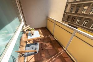 Balkón nebo terasa v ubytování Vienna Lights Apartments - Burggasse