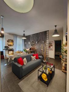 Posezení v ubytování suite del borgo