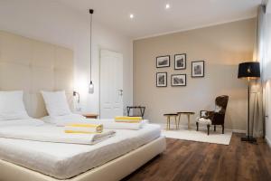 Ένα ή περισσότερα κρεβάτια σε δωμάτιο στο Villa Hochland