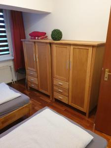 Tempat tidur dalam kamar di Calabria Nr 3