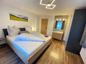Posteľ alebo postele v izbe v ubytovaní Chalet Auszeit