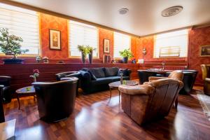 Posezení v ubytování Hotel Zeezicht