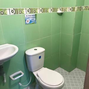 Ένα μπάνιο στο Cabaña La Fortaleza