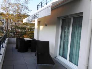 Balkón nebo terasa v ubytování Residence Services Calypso Calanques Plage