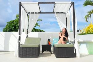 Posezení v ubytování Aloha Boracay Hotel