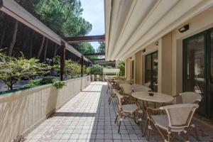 Balkón nebo terasa v ubytování Hotel Valentino