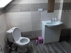 Kúpeľňa v ubytovaní Apartmány u Mlýna