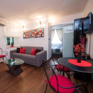 Un lugar para sentarse en Central Luxury apartment Xenia