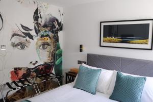 Katil atau katil-katil dalam bilik di The Cherry Tree Hotel
