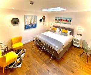 Katil atau katil-katil dalam bilik di The Cherry Tree Hotel