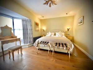 Katil atau katil-katil dalam bilik di The Cherry Tree Hotel