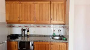 Kuchnia lub aneks kuchenny w obiekcie Apartment Avenida Puig