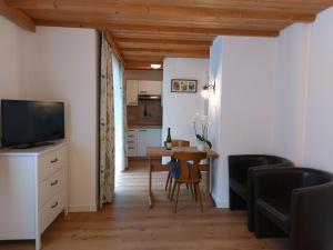A television and/or entertainment centre at Piz Buin