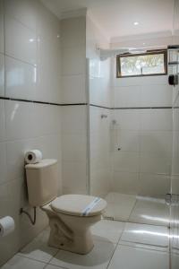 Koupelna v ubytování Hotel Masseilot
