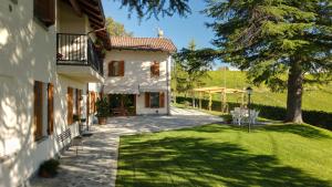 Zahrada ubytování B&B Luna di Langa