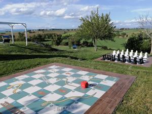 A garden outside Borgo Solario