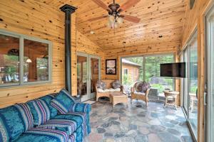 Seating area sa Spacious Lakefront Home with Patio and Boat Dock!