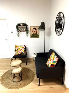 Posezení v ubytování Design Apartment Vienna