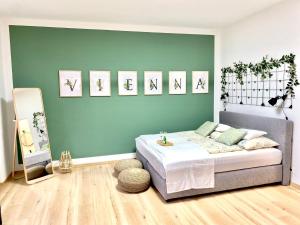 Postel nebo postele na pokoji v ubytování Design Apartment Vienna