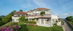 Taman di luar Baan Bon Khao - Seaview Private Villa