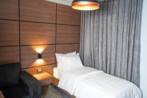 Postel nebo postele na pokoji v ubytování flamingo hotel irbid