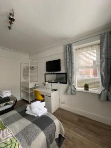 Μια τηλεόραση ή/και κέντρο ψυχαγωγίας στο Eyemouth Seaside Stay