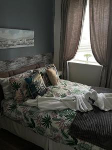 Postel nebo postele na pokoji v ubytování Eyemouth Seaside Stay