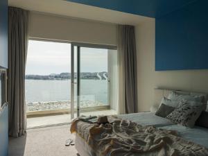 Krevet ili kreveti u jedinici u okviru objekta Hotel Split