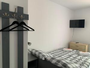 Postel nebo postele na pokoji v ubytování Willa Świetlana