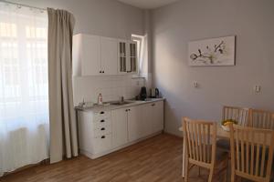 Kuchyň nebo kuchyňský kout v ubytování Charles Square Apartments