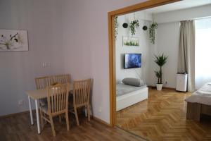 Posezení v ubytování Charles Square Apartments