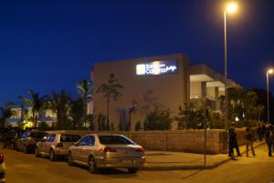 O edifício onde o hotel está situado