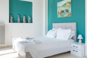 Posteľ alebo postele v izbe v ubytovaní Akakia Panoramic Villa