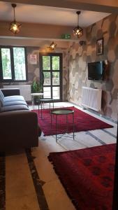 TV a/nebo společenská místnost v ubytování Moda Hotel