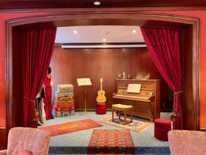 Posezení v ubytování Tante ALMA's Mannheimer Hotel