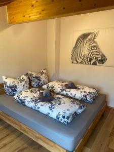 Postel nebo postele na pokoji v ubytování Ferienwohnung Lisl