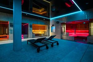 Posteľ alebo postele v izbe v ubytovaní Crystal Mountain Hotel Wisła