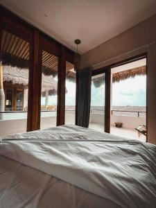 Ένα ή περισσότερα κρεβάτια σε δωμάτιο στο Hotel Casa Margot