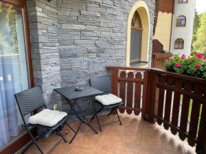 Balkón nebo terasa v ubytování Apartman KARIN, Tále, Chopok - Juh
